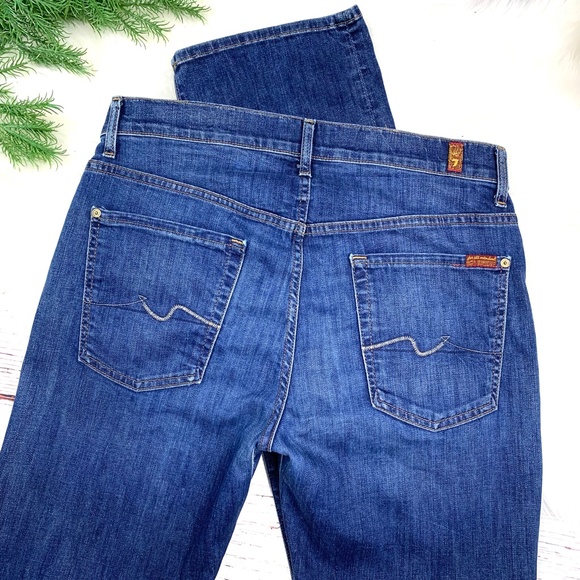 👖|•7FAM•| Luxe Performance Austyn Relaxed Straight Jeans 33x34👖 - Picture 6 of 10